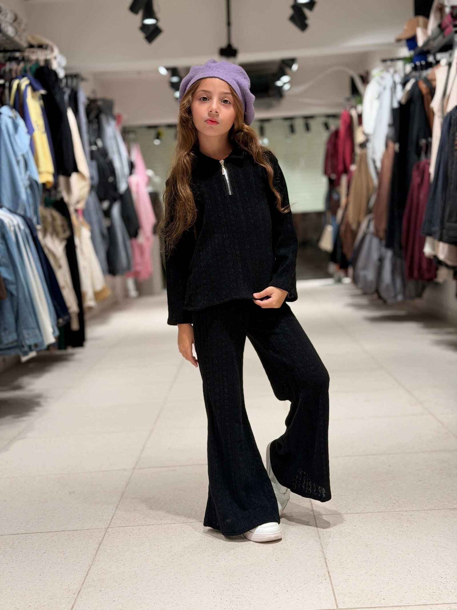 Girls Knitted suit - Image 8