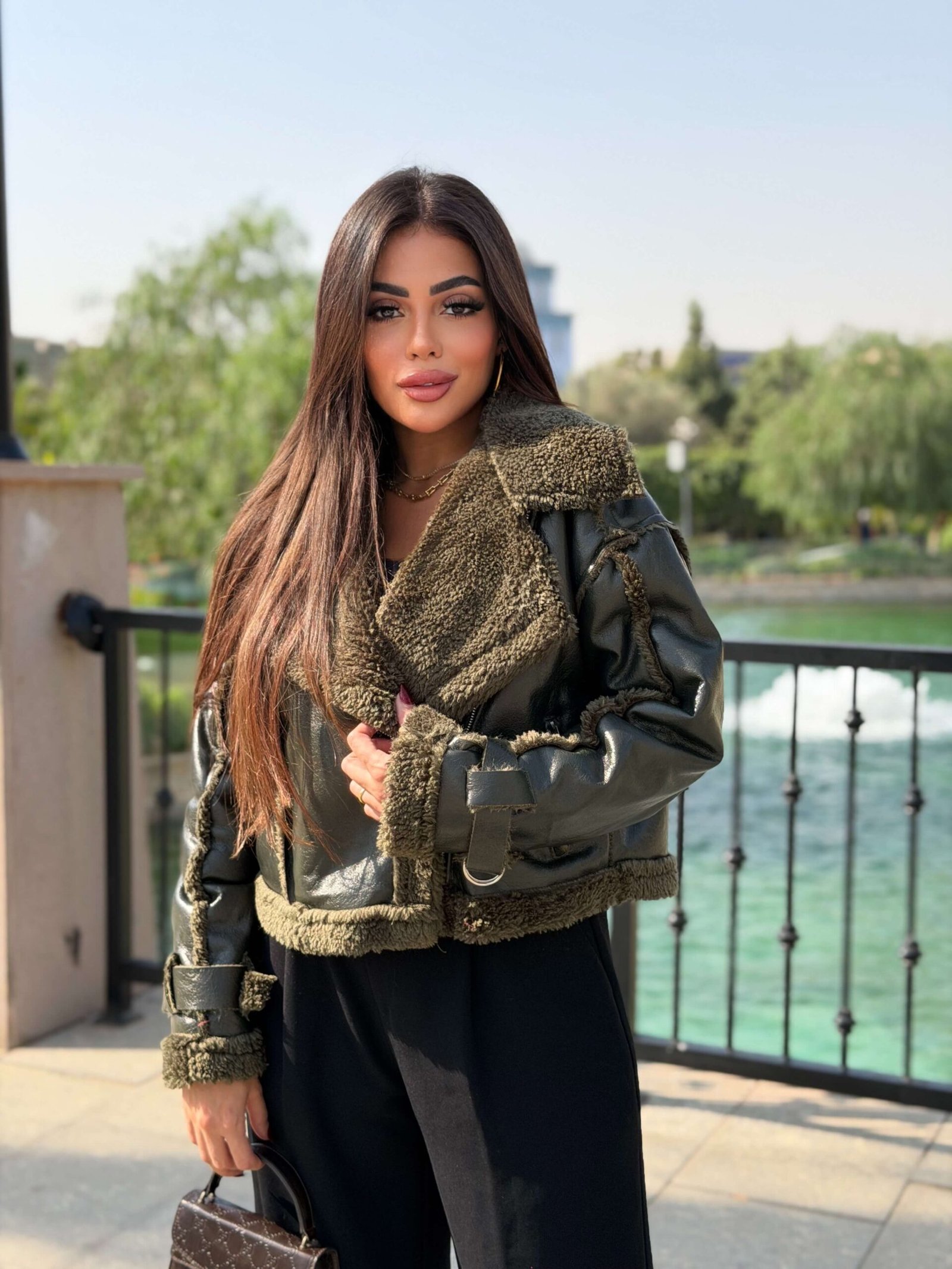 Fur Leather Jacket - Image 6