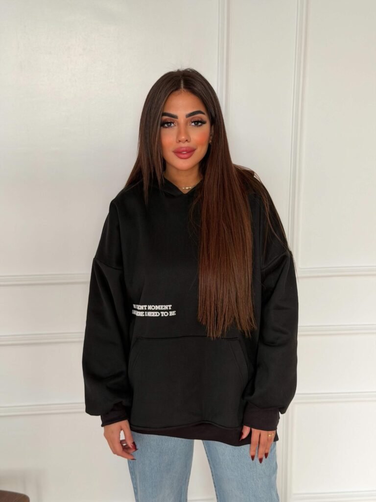 Oversized Hoodie with Capuche