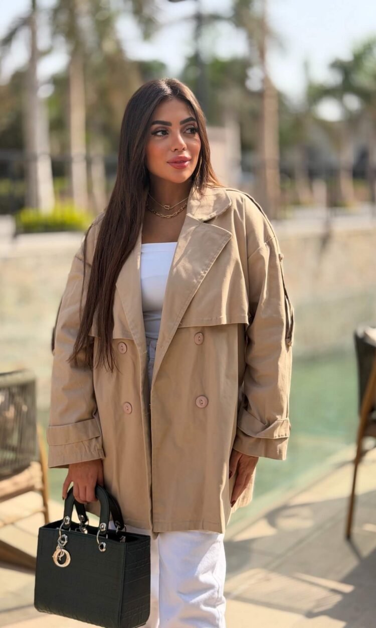 Classic Oversized Gabardine Coat