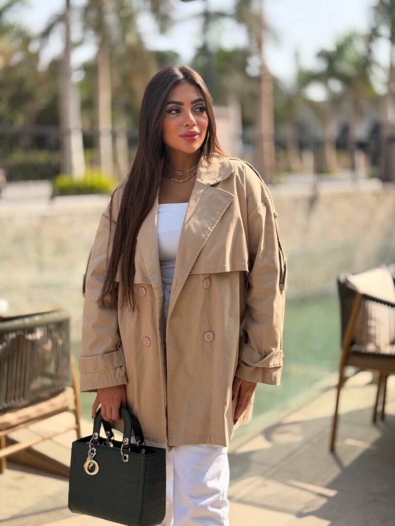 Classic Oversized Gabardine Coat