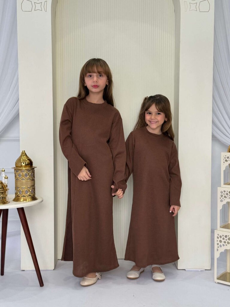 Kids Ribbed Basic Dress