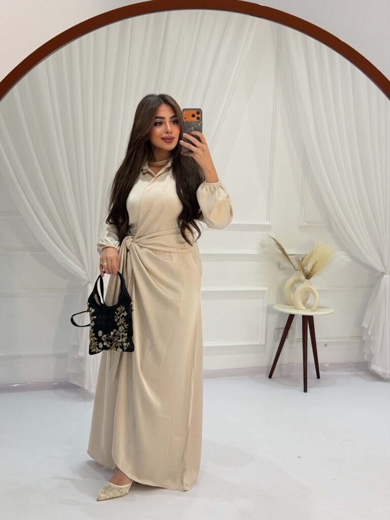 Elegant Satin Wrap Dress