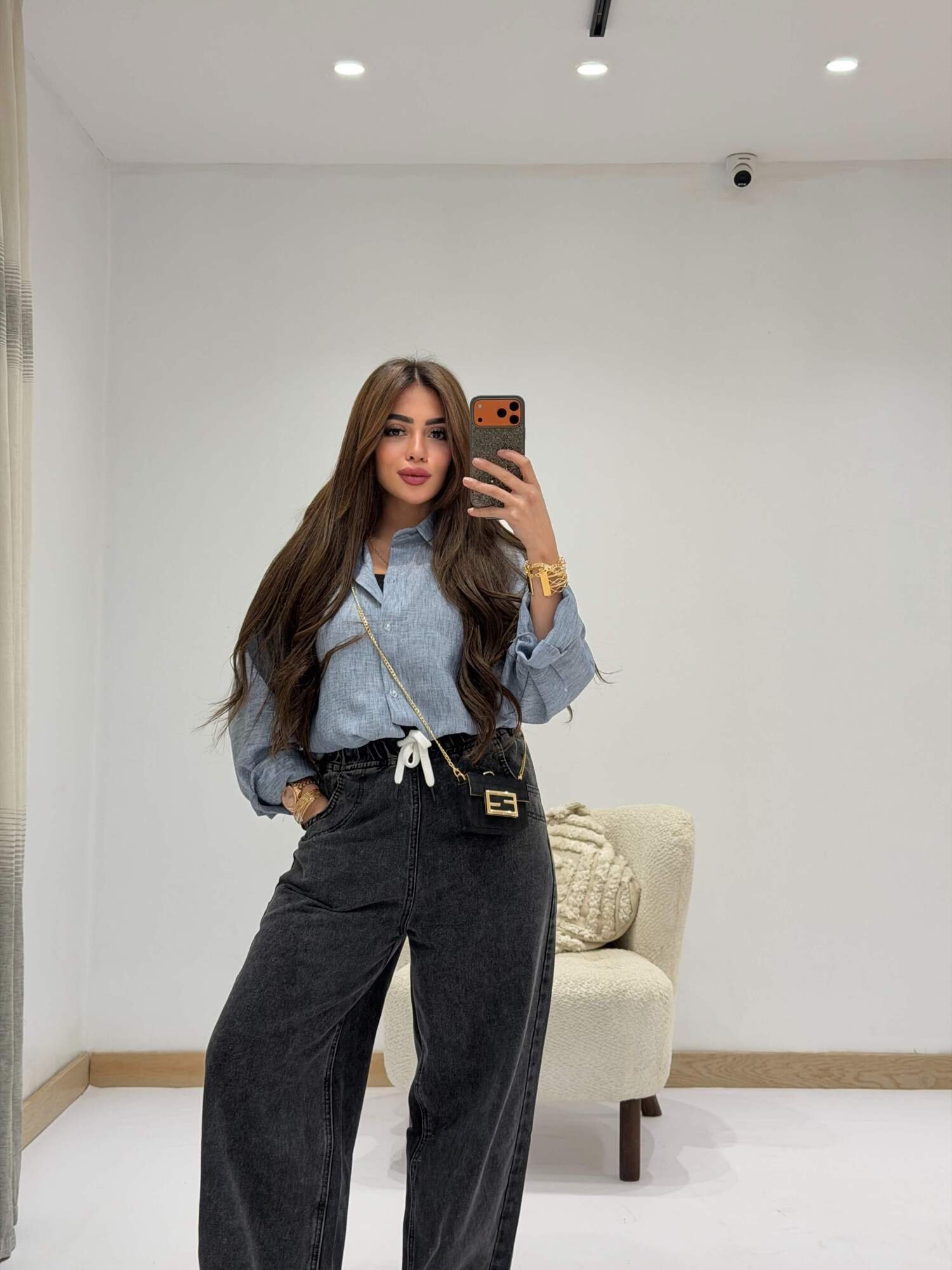 Classic Plain Linen Shirt - Image 3