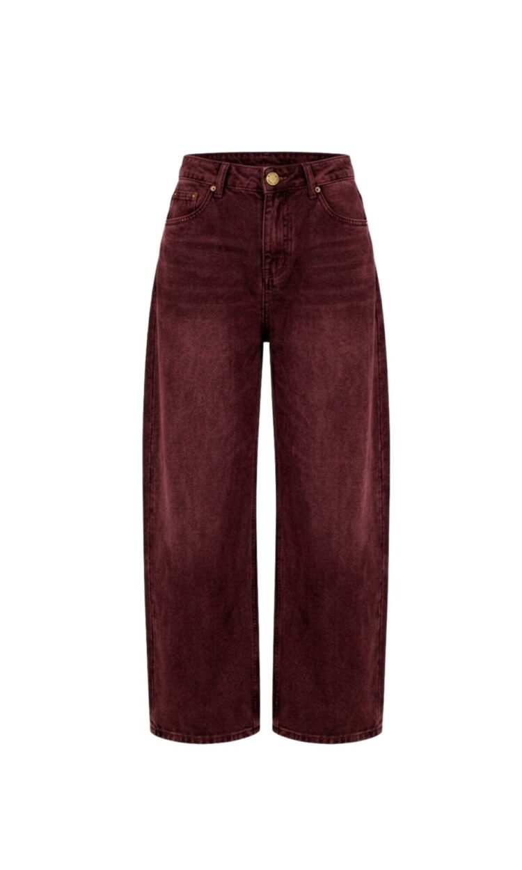 Relaxed Fit Wide-Leg Jeans