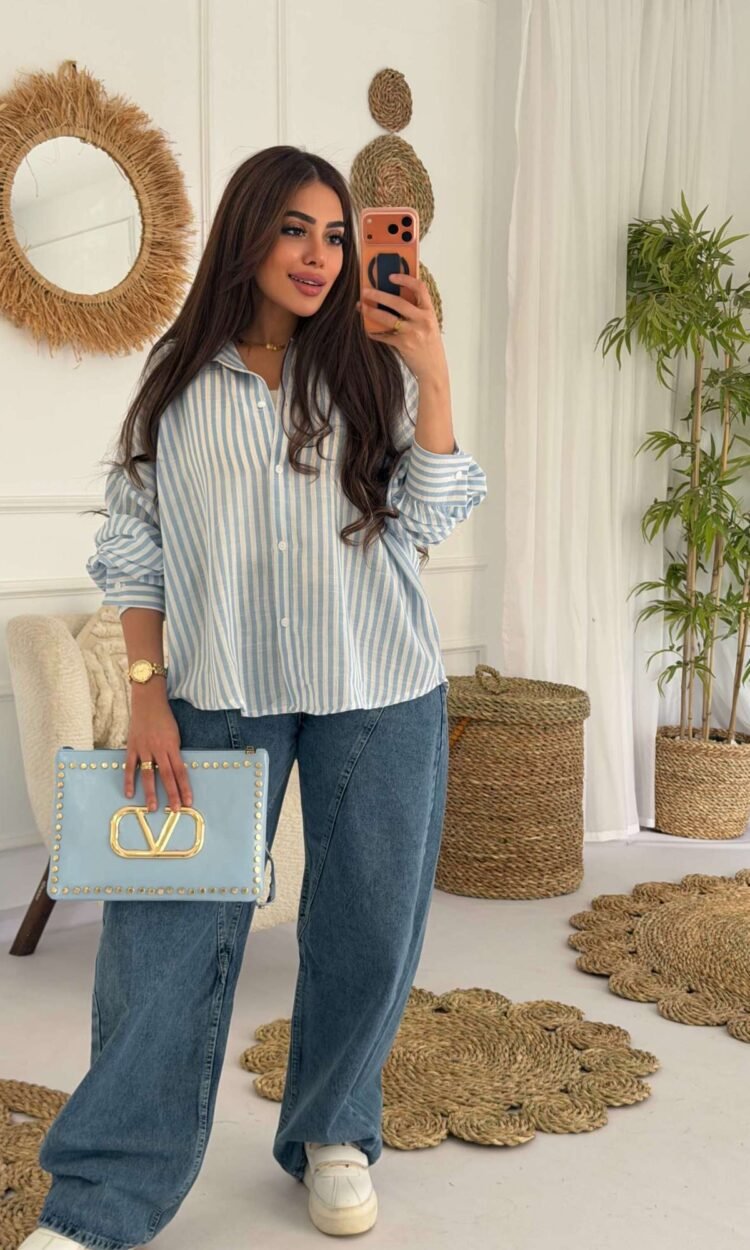 Oversized Striped Shirt