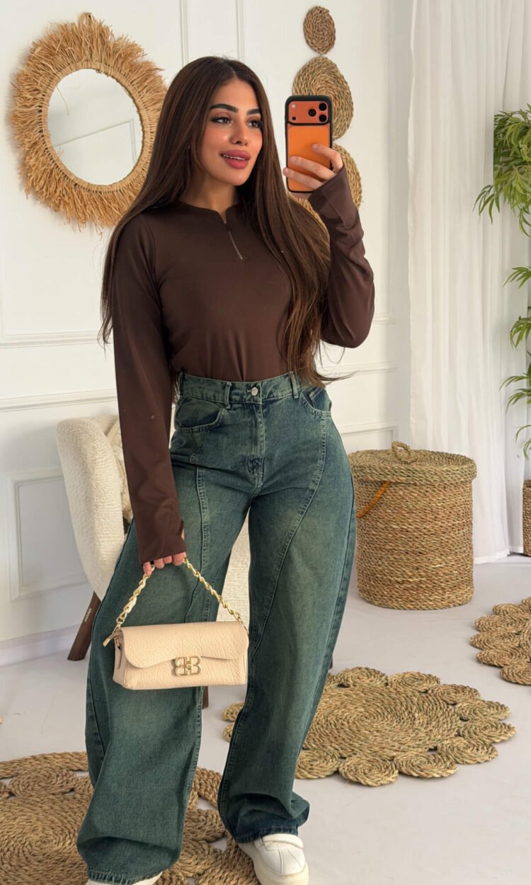 Basic Zip-Up Top – Free Size