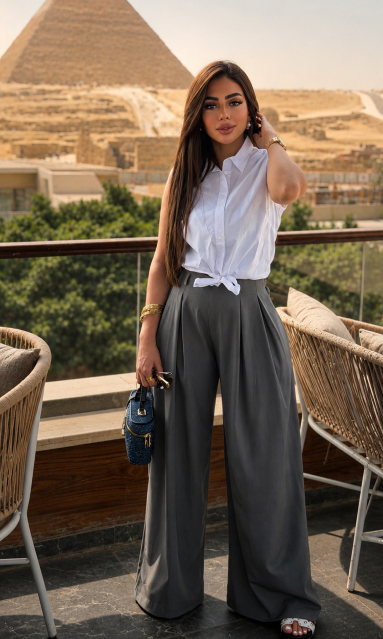 Wide Leg Formal Pants – One Size