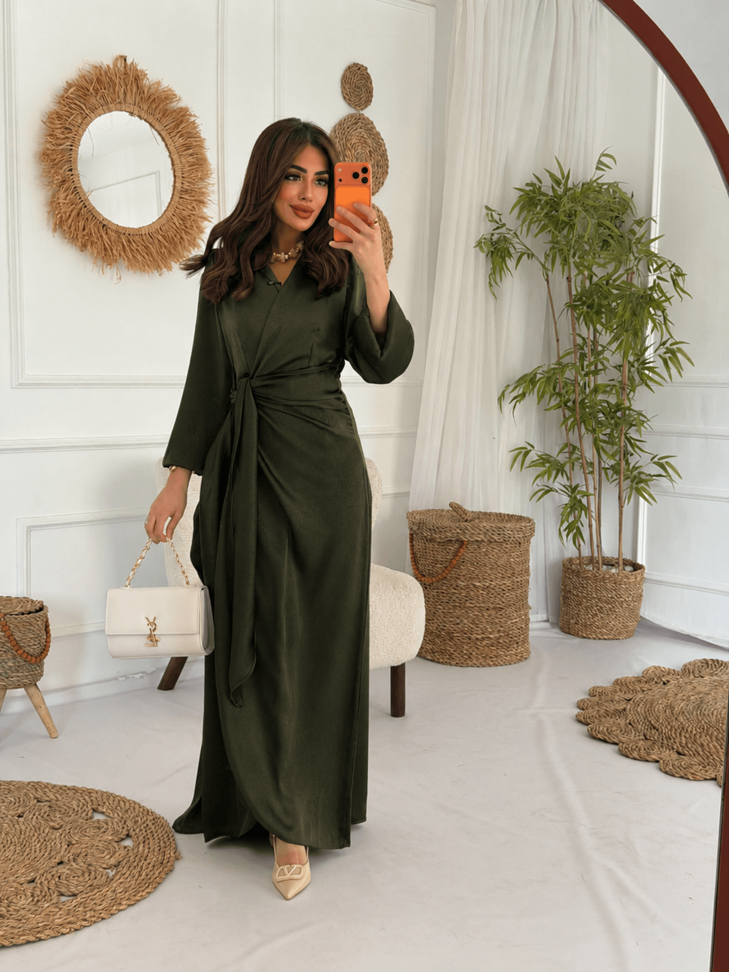 satin wrap dress green wrap dress in stretch silk satin green