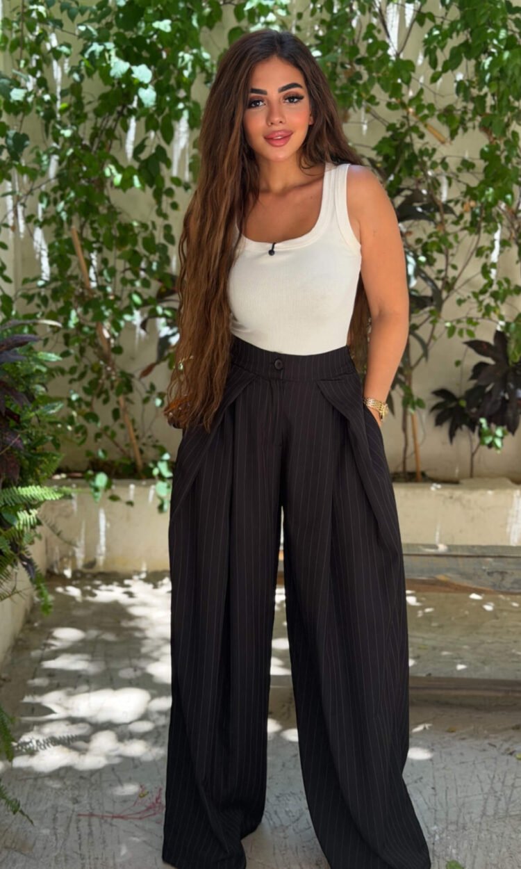 Formal Wide-Leg Pants Free Size – Restocked