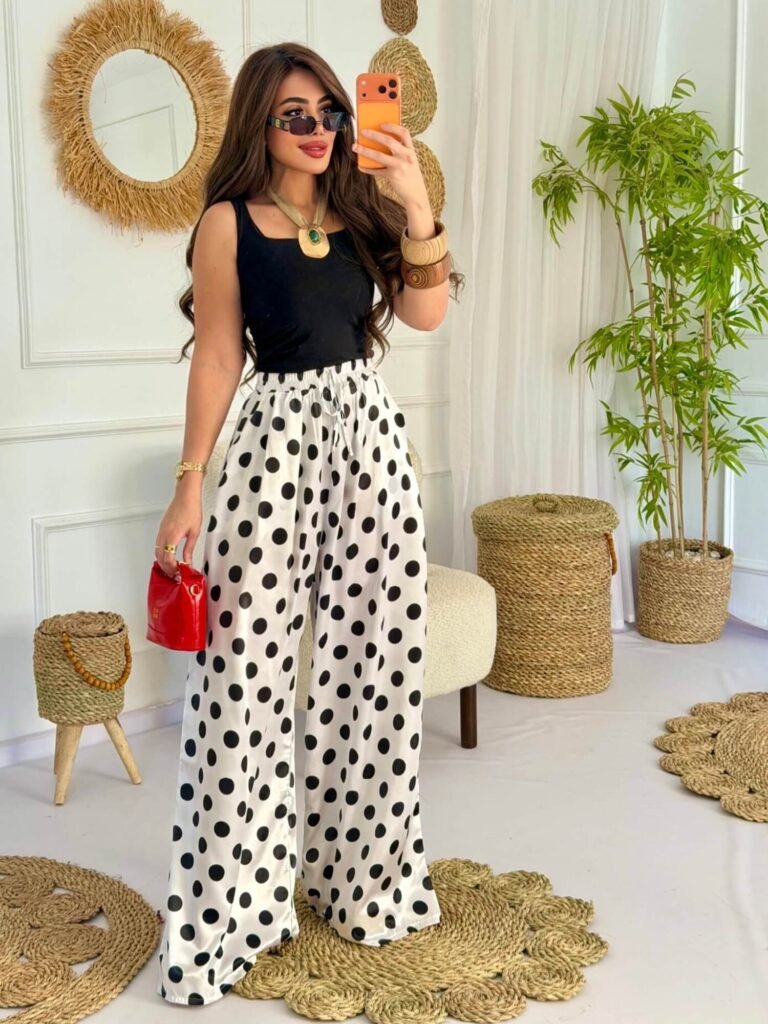 Free Size Polka Dot Satin Pants – Restocked