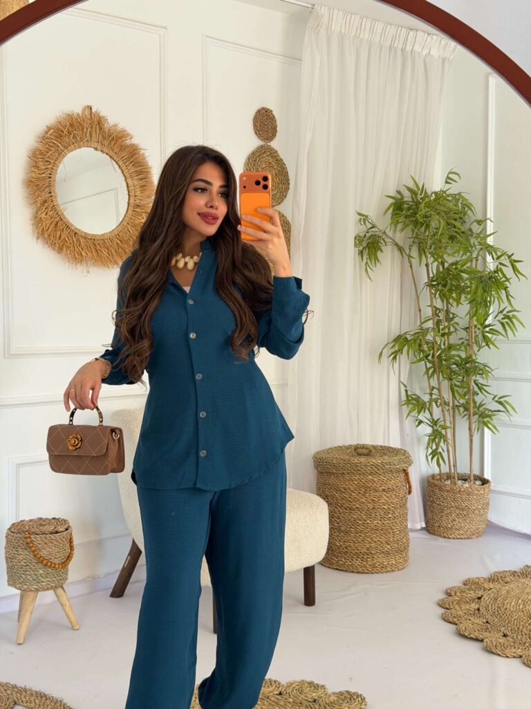 بدلة نسائية كاجوال بقصة مريحة