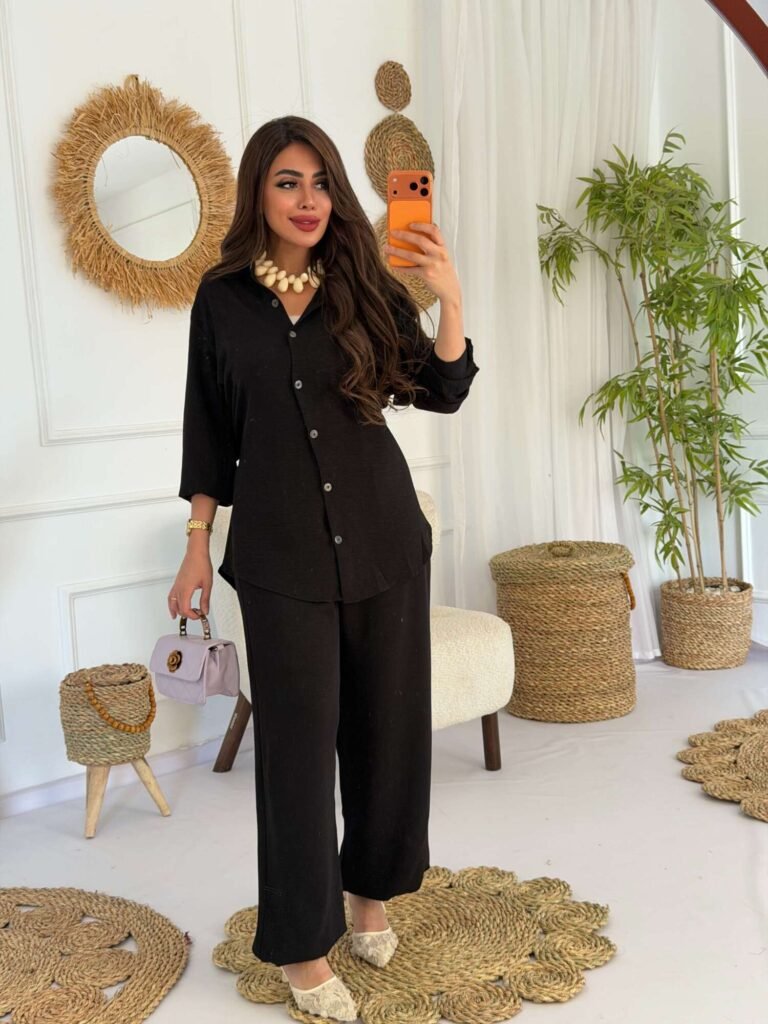 بدلة نسائية كاجوال بقصة مريحة