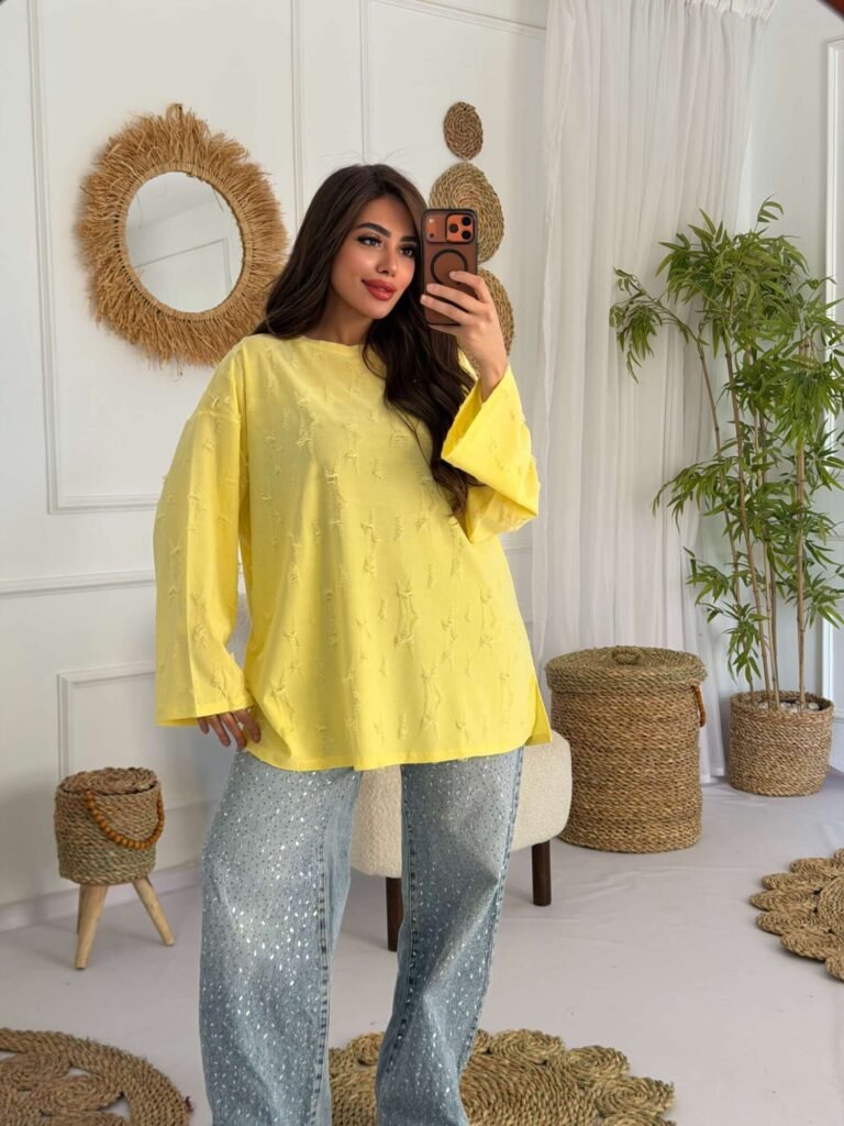 تيشيرت أوفر سايز صيفي