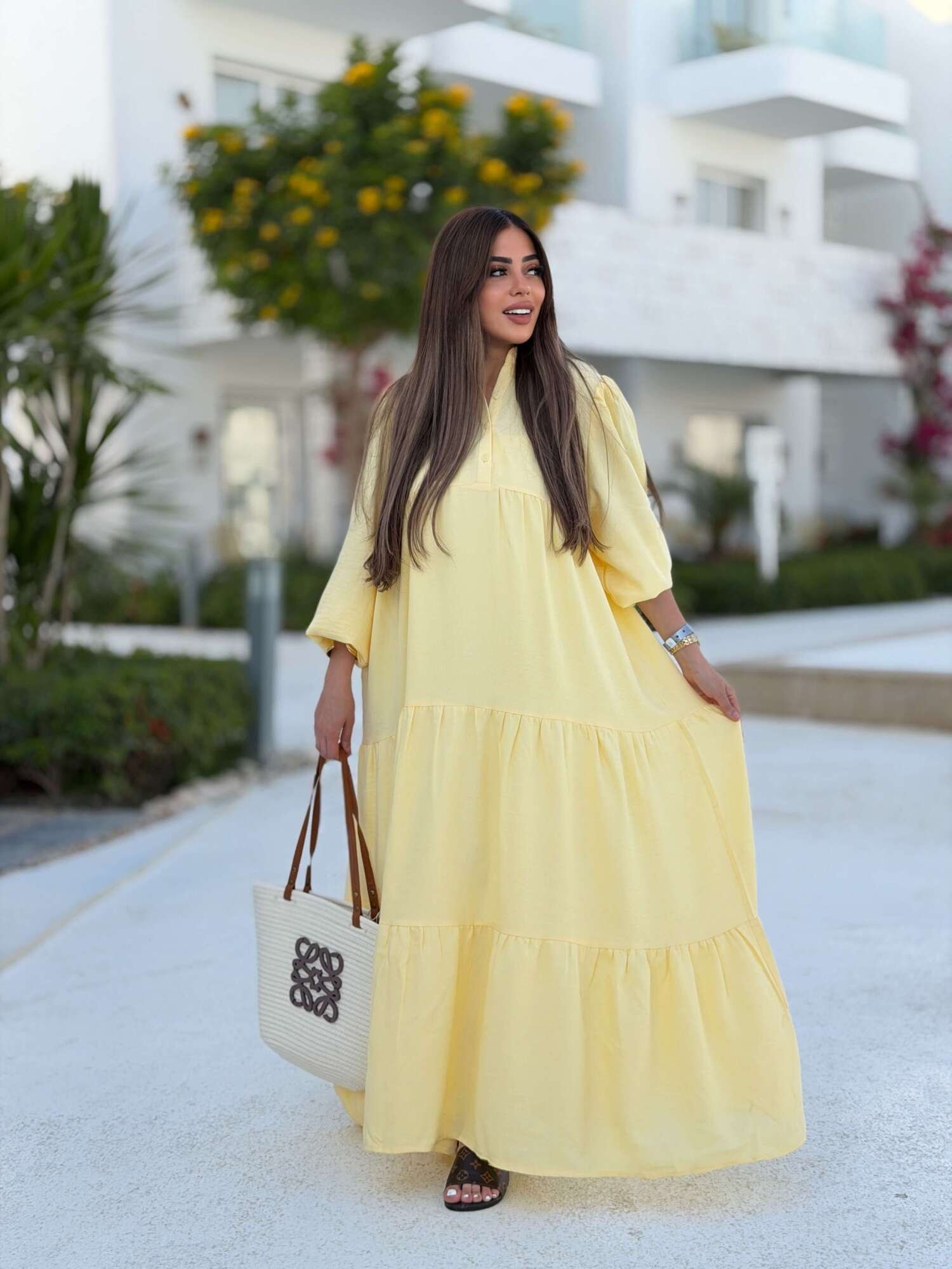 Free Size Linen Dress - Image 3