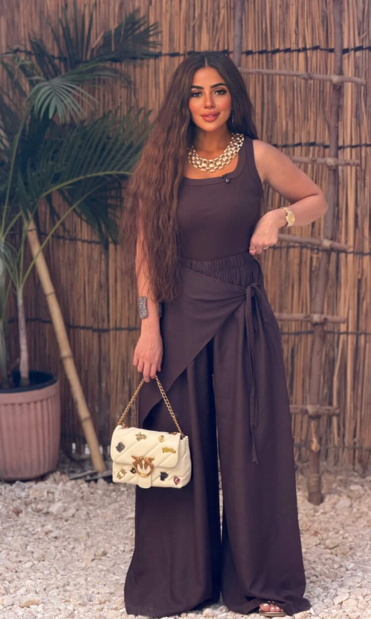Linen Pants with Side Tie – Free Size