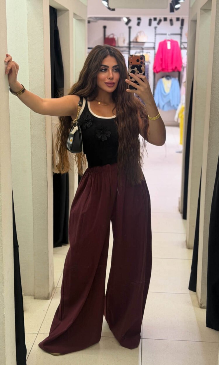 Wide Leg Linen Pants – Free Size