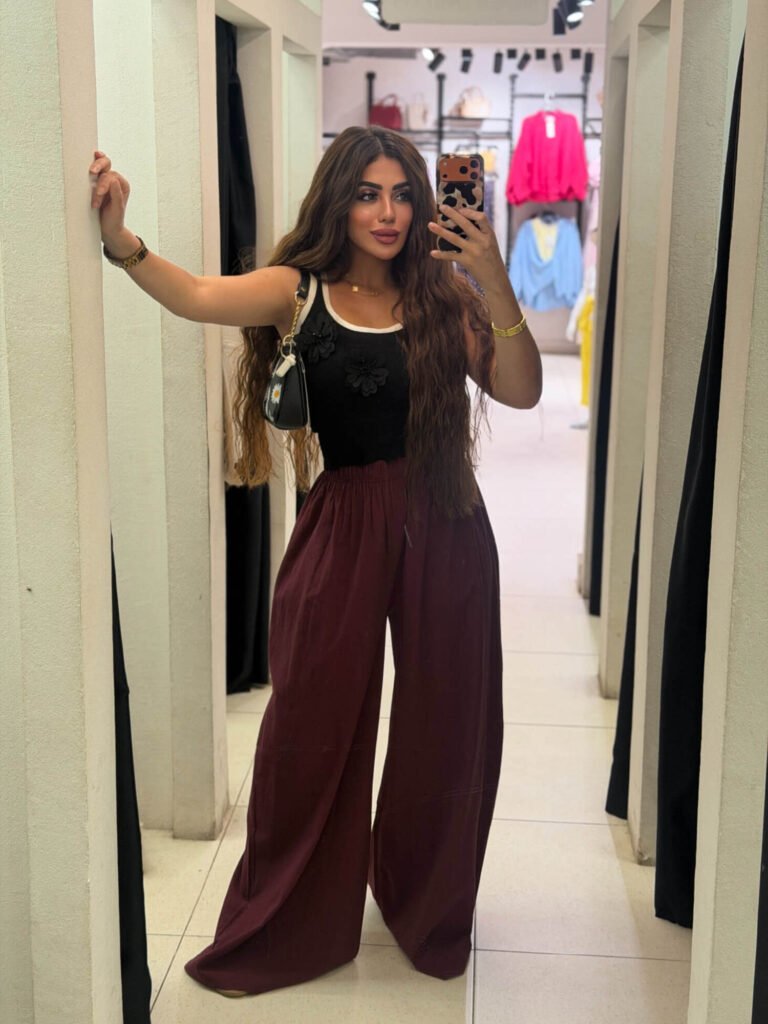 Wide Leg Linen Pants – Free Size