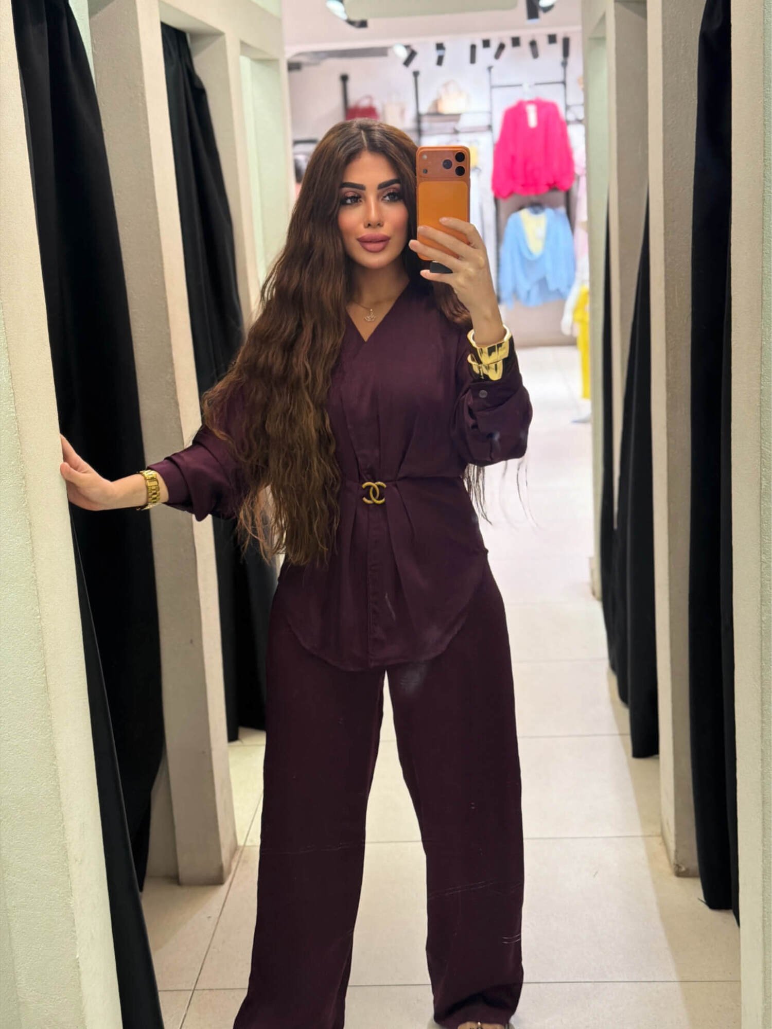 Satin Suit – Free Size
