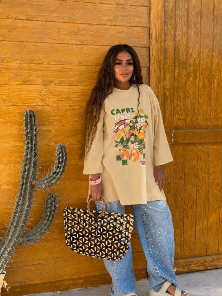 Printed T-Shirt – Free Size | 100% Cotton